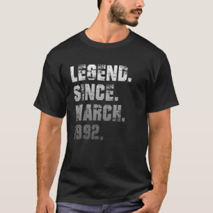 30Th Birthday Gifts 30 Years Old Legend Since Marc T-Shirt