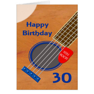 30th Birthday Guitar Player Birthday