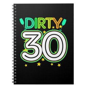 30th Birthday   Happy 30th Birthday Notebook