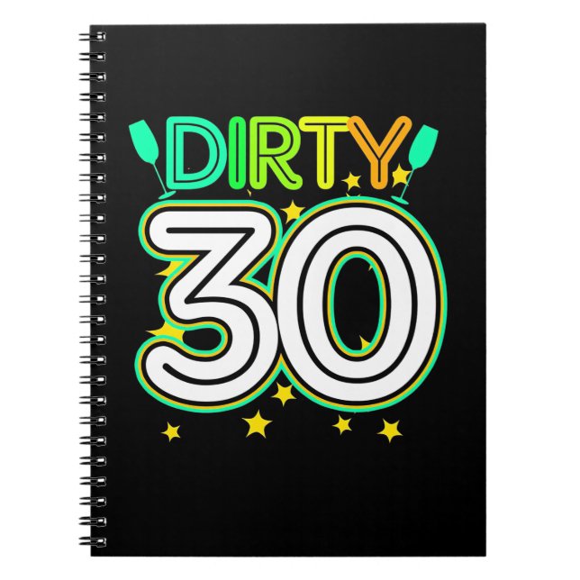 30th Birthday | Happy 30th Birthday Notebook (Front)
