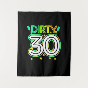 30th Birthday Happy 30th Birthday Tapestry