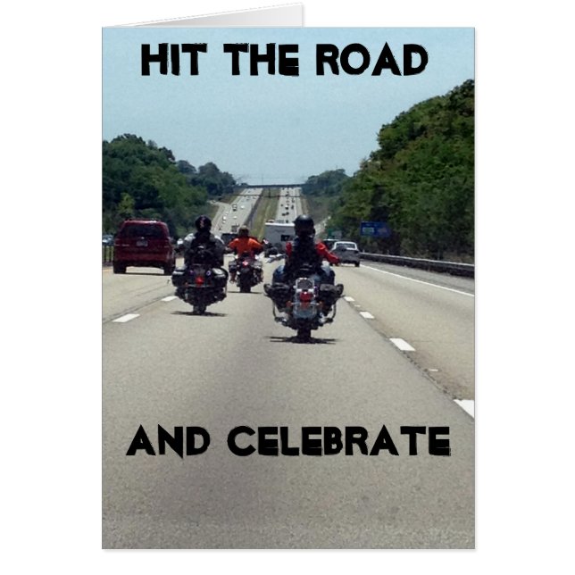 **30th BIRTHDAY** HIT THE ROAD AND CELEBRATE (Front)
