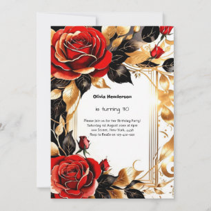 30th Birthday Invitation