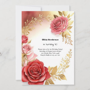 30th Birthday Invitation