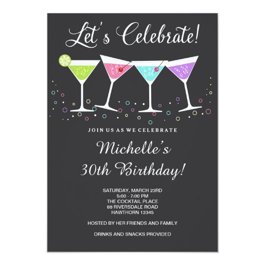 30th Birthday Invitation / Adult Birthday Invite | Zazzle ...