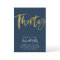 30th Birthday Invitation Mens Navy Gold Thirty 