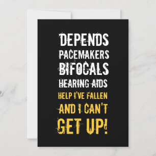 30th Birthday Invitations - Old Folks