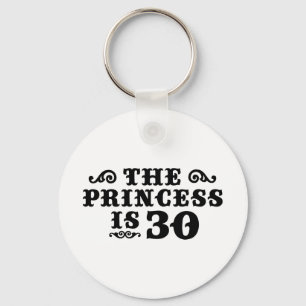 30th Birthday Key Ring