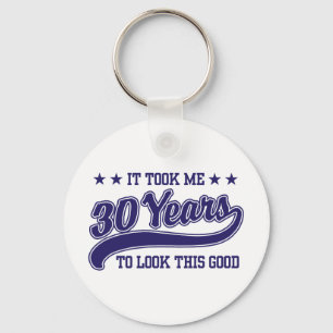30th Birthday Key Ring
