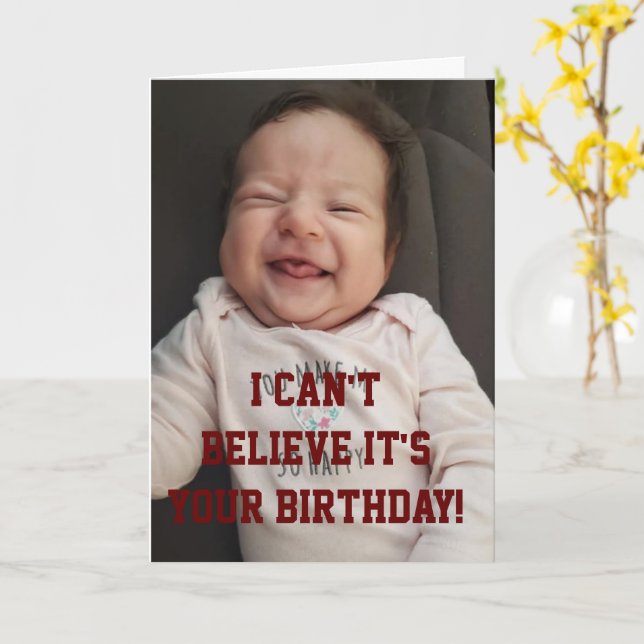 **30th** BIRTHDAY MAKES ME SMILE** BIRTHDAY CARD (Yellow Flower)