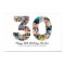30th Birthday Number 30 Photo Collage Anniversary