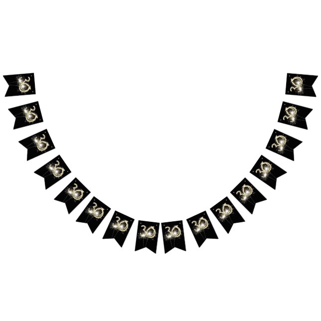 30th Birthday Or Anniversary Party Bunting (All)