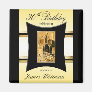 30th Birthday Party Favour/Souvenier Magnet