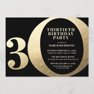 30th Birthday Party Invitation
