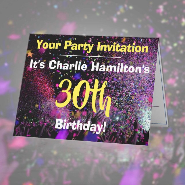 30th Birthday Party Invitation (Creator Uploaded)
