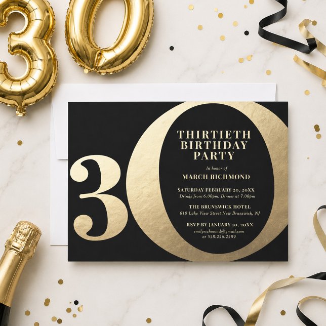 30th Birthday Party Invitation (Creator Uploaded)