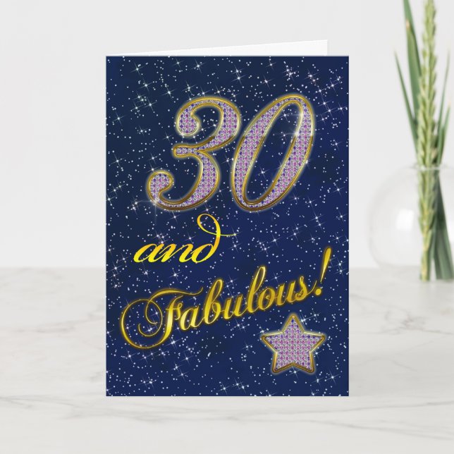 30th Birthday party Invitation (Front)