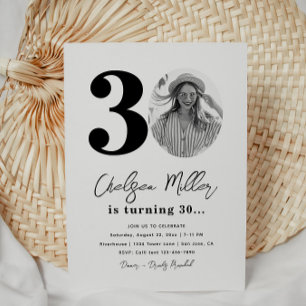 30th Birthday Party Invitation   30th Birthday