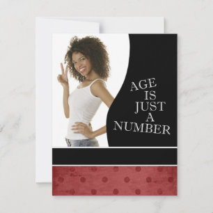 30th Birthday Party Invitations (Red)