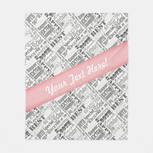 30th Birthday Party Personalised Gifts Fleece Blanket