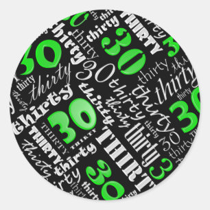 30th Birthday Party Sticker