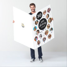 30th Birthday Photo Balloons Card