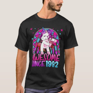 30Th Birthday Rainbow 30 Year Old Flossing Unicorn T-Shirt