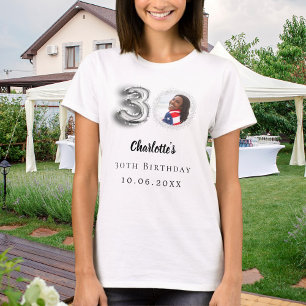 30th birthday silver photo T-Shirt