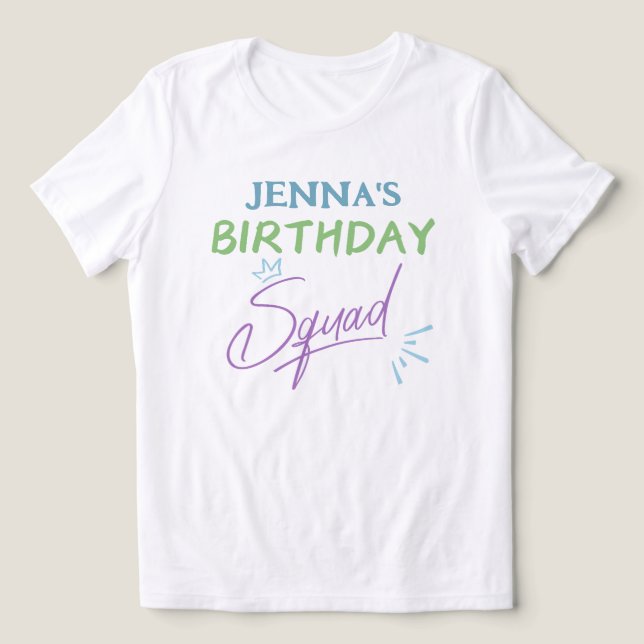 30th Birthday Squad Women's Tri-Blend Shirt (Design Front)