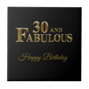 30th Birthday Tile