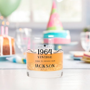 30th Birthday Vintage 1964 Whiskey Glass