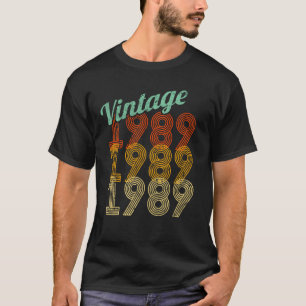 30th Birthday Vintage 1989 Classic Gift T-Shirt