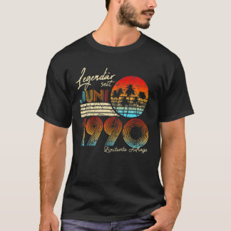30Th Birthday Vintage Legendary Since June 1990 T-Shirt