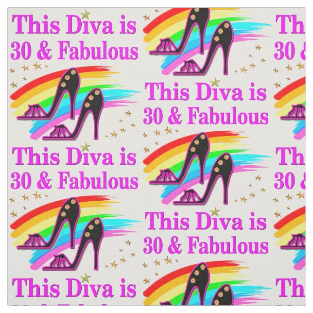 30TH FASHION QUEEN FABRIC (Swatch)