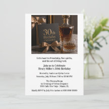 30th Milestone Birthday Aged to Perfection Bourbon