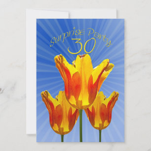 30th Surprise Birthday Party Invitation
