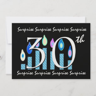 30th SURPRISE Birthday Party Invitation Template