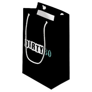 30th Teal Blue Tiffany Dirty 30 Party Gift Bag