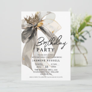 30th Thirty Birthday Party Women Invitation