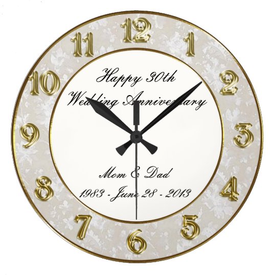 wedding clock