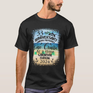 30th Wedding Anniversary Cruise Making Memories Cr T-Shirt