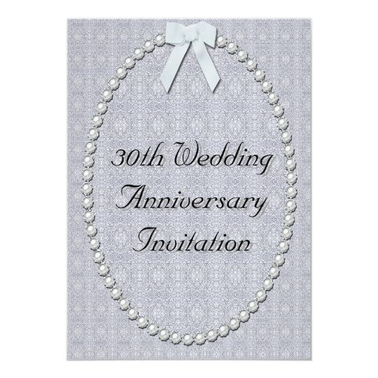  30th  Wedding  Anniversary  Invitation  Zazzle co uk 