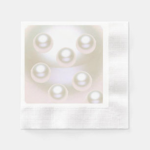 30th Wedding Anniversary Pearl  Napkin