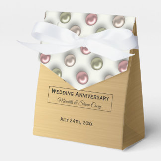30th Wedding Anniversary Pearls Favour Box