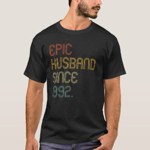 30Th Wedding Anniversary Vintage Epic Husband Sinc T-Shirt