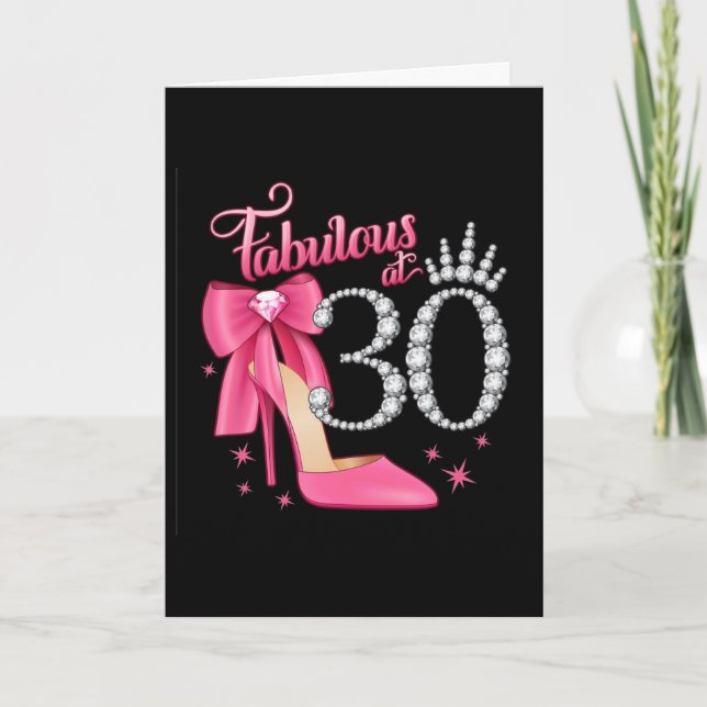 **30th** YOU WILL HAVE A FABULOUS BIRTHDAY Card (Front)