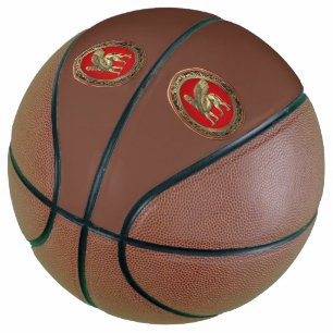 [310] Assyrian Winged Lion - Gold Lamassu Basketball