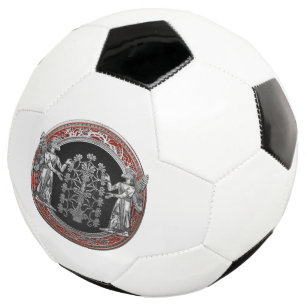 [310] Two Silver Ninurtas with Tree of Life Football