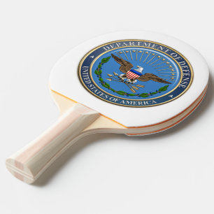 [310] U.S. Department of Defence (DOD) Emblem [3D] Ping Pong Paddle