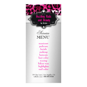 311 Baroque Boutique Hot Pink Leopard Loyalty Card